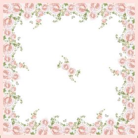 Link zu  Papiervlies Tischdecke Rose Glory, 84 x 84cm