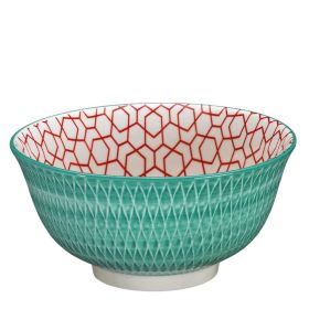 Link zu  Bowl Amici Rauten türkis 18cm