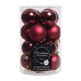 Link zu  Christbaumkugeln, Glas, Rot, 3,5cm