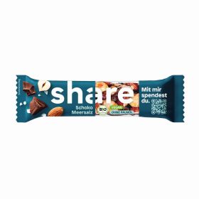 Link zu  Bio Schoko-Meersalz-Riegel, vegan