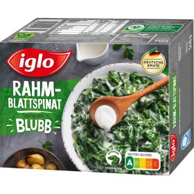 Link zu  Rahm-Blattspinat Blubb