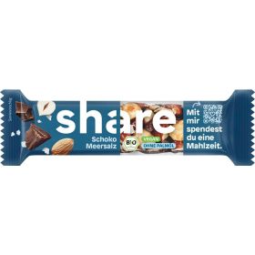 Link zu  Bio Schoko-Meersalz-Riegel, vegan