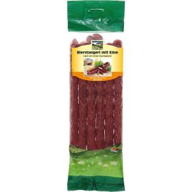 Link zu  Bierstangerl mit Käse, Kochsalami Art