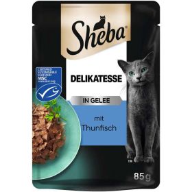 Link zu  Katzen-Nassfutter Delicato, Thunfisch in Gelee