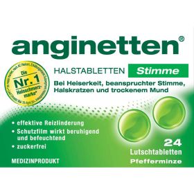 Link zu  Halstabletten Stimme