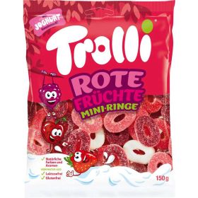 Link zu  Fruchtgummi Rote Früchte Mini-Ringe