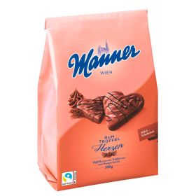 Link zu  Waffelherzen mit Rum-Trüffelcreme