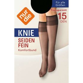 Link zu  Kniestrümpfe Seidenfein 15 den, schwarz, onesize