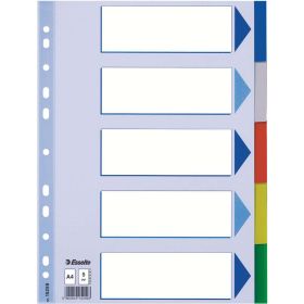 Link zu  Register Blanko, Plastik, mehrfarbig