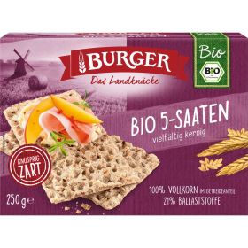 Link zu  Bio Knäckebrot, 5 Saaten