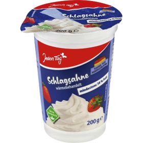 Link zu  Jeden Tag Frische Schlagsahne oder H-Schlagsahne, je 200 g