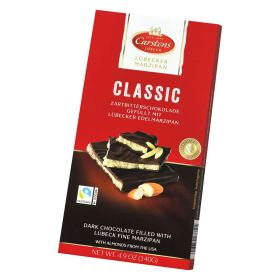 Link zu  Zartbitterschokolade mit Edelmarzipan