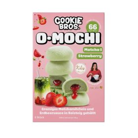 Link zu  Mochi Eis, Matcha & Erdbeere