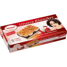 Link zu  Kuchenschnitten Mohn-Quarkkuchen, tiefgekühlt