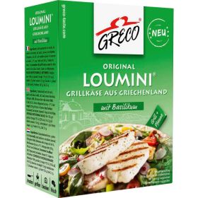 Link zu  Loumini Grillkäse mit Basilikum
