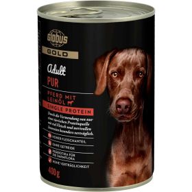 Link zu  Hunde-Nassfutter mit Pferd und Leinöl