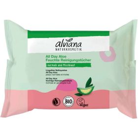 Link zu  Feuchte Reinigungstücher, Bio Aloe Vera
