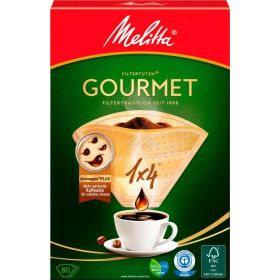 Link zu  Kaffee-Filtertüten 1x4 Gourmet, Aromapor Plus, naturbraun