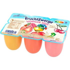 Link zu  Fruchtquark weniger süß, Pfirsich/Kirsche/Himbeere