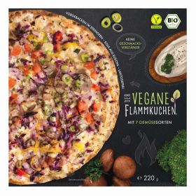 Link zu  Flammkuchen vegan 7 Gemüsesorten, tiefgekühlt