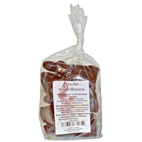 Link zu  Waffel-Hasen, mit Schokolade