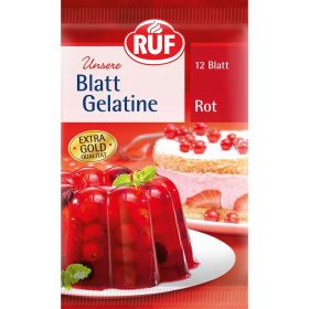 Link zu  Blattgelatine, rot
