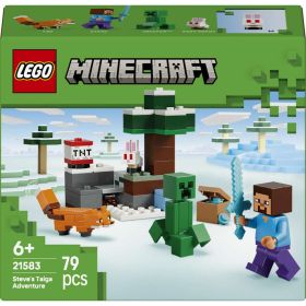 Link zu  LEGO Minecraft Steves Abenteuer in der Taiga 21583