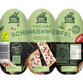 Link zu  Vegane Schinkenwürfel, 3 x 30 g