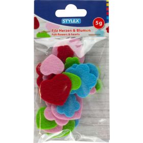Link zu  Bastelzubehör Filz Herzen & Blumen
