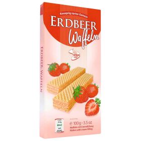 Link zu  Waffeln mit Cremefüllung, Erdbeere