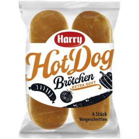Link zu  Harry Burger oder Hot Dog Brötchen, je 250–300 g