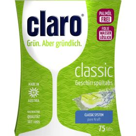 Link zu  Claro Geschirrspültabs Multi oder Classic, je 50–75 Stück