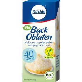 Link zu  Bio Back Oblaten rund, 40 mm