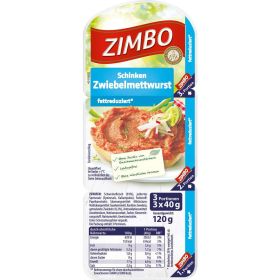 Link zu  Schinken-Zwiebelmettwurst, fettreduziert