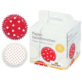 Link zu  100 Papierbackförmchen, 7 cm, rot