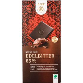 Link zu  Bio Tafelschokolade, Grand Noir, Edelbitter 85%