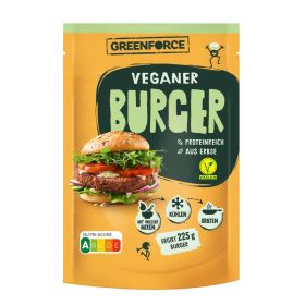 Link zu  Veganer Burger, proteinreich/aus Erbse