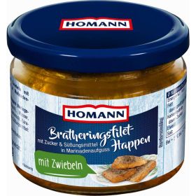 Link zu  Bratheringsfilet-Happen mit Zwiebeln