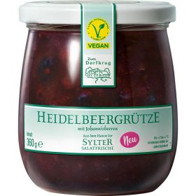 Link zu  Heidelbeergrütze