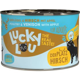 Link zu  Katzen-Nassfutter, Geflügel & Hirsch mit Apfel