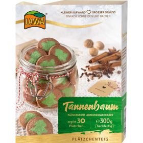 Link zu  Plätzchenteig Tannenbaum mit Lebkuchengeschmack