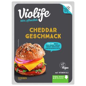 Link zu  Vegane Cheddar Scheiben Käseersatz