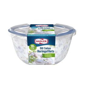 Link zu  Heringsfilet mit Dill Sahnesoße, Gurke-Zwiebel