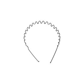 Link zu  Haarreif Metall, gewellt
