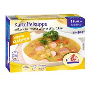 Link zu  Kartoffelsuppe mit Wiener Würstchen, tiefgekühlt