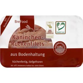 Link zu  Kaninchenrückenfilet aus Bodenhaltung, tiefgekühlt