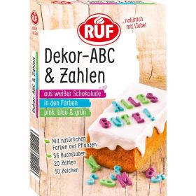 Link zu  Backdekoration, ABC Zahlen