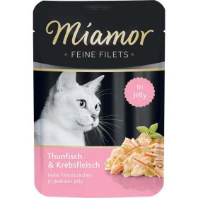Link zu  Katzen-Nassfutter Feine Filets, Thunfisch/Krebs