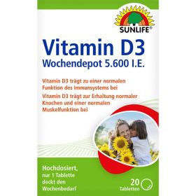Link zu  Vitamin D3 Wochendepot, Tabletten, Hochdosiert