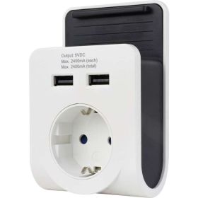 Link zu  Ladegerät mir Ablage 2x USB